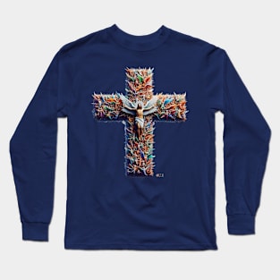 Cross of Angels and Faith by focusln Long Sleeve T-Shirt